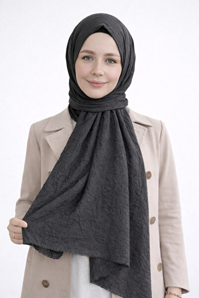 Merve Nayir Hijab Iron-Free Bamboo Crinkle Shawl