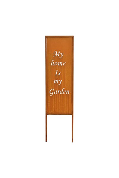 OEM Placheta Decorativa Gradina Verticala, Finisaj Vintage, My Home is My Garden