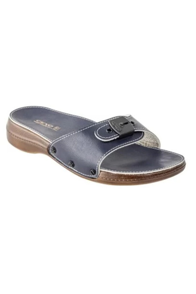 Ceyo 6500ı Mınelli شبشب نسائي لتقويم العظام باللون الأزرق الداكن