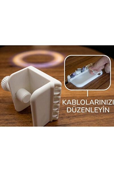Noveria Tech Masa Kenarı Kablo Tutucu Klips