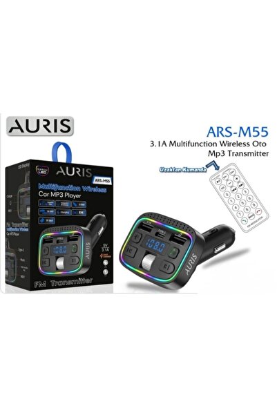 BUĞRACEPSTORE Bluetooth FM Transmitter Araç İçi MP3 Çalar USB TF Kart Destekl...