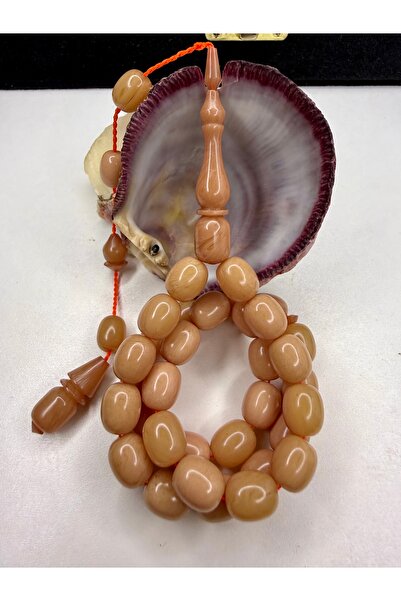 İskenderun Tesbihcilik Reşit Zayed Master Craftsmanship White Clay Crimped Am...