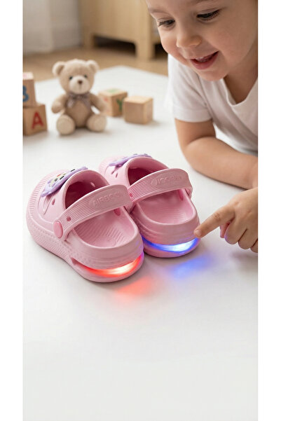 Shoebuo Girl's Lighted Slippers Led Heel Lighted Eva Summer Comfortable Daily...