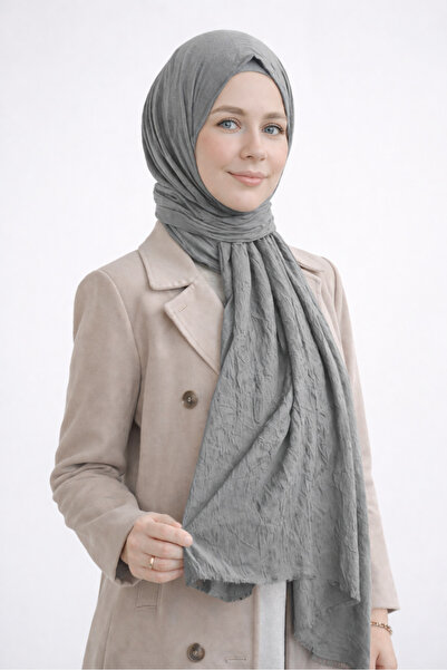 Merve Nayir Hijab Iron-Free Bamboo Crinkle Shawl