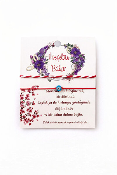 MİVA Marteniçka Bileklik Seti – Nazar Boncuklu & Kırmızı İpli Şans Bilekliği ...