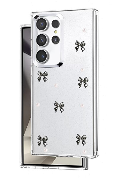 FREEDOM STOREE غطاء نيو فايس سامسونج جالاكسي اس 25 الترا بنمط الفيونكة - نمط 8