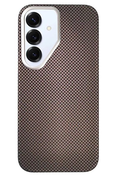 TeknoKapsül غطاء جوكو سامسونج جالاكسي S25 بيسا ماجسيف - رمادي طبيعي