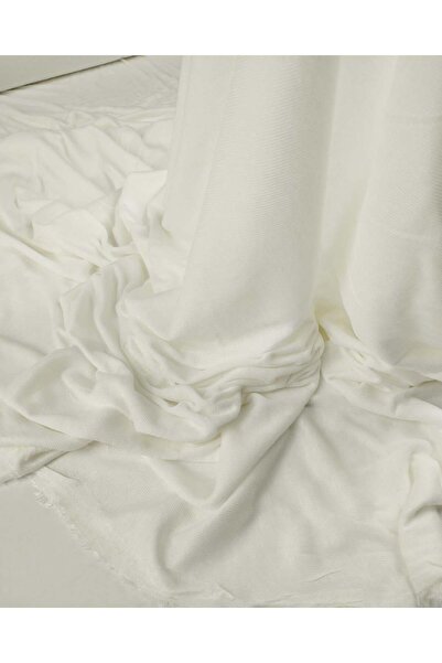 Kumaş Parça Ecru Color Thin Knitted Fabric Width: 140cm