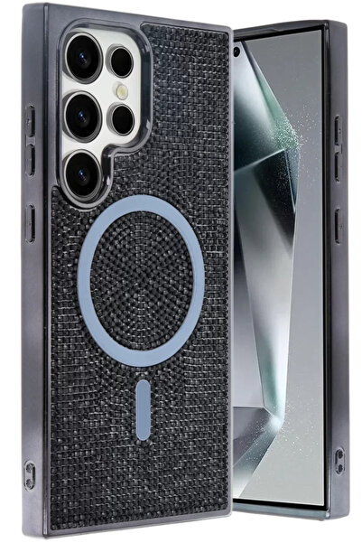 TeknoKapsül غطاء جوكو سامسونج جالاكسي S25 الترا هيلين ماجسيف - أسود