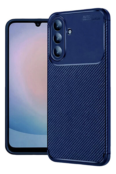 ZEMİRA HOME Newface samsung galaxy s26 plus auto focus carbon cover - navy blue