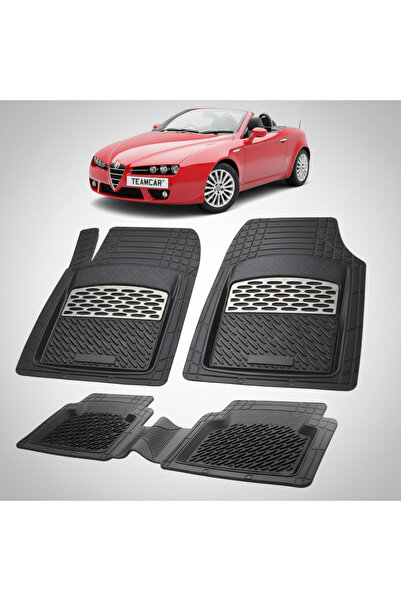 TEAMCAR Πατάκια δαπέδου συμβατά με Άλφα Ρομέο Σπάιντερ Κάμπριο Γενιάς Ι 2006-...