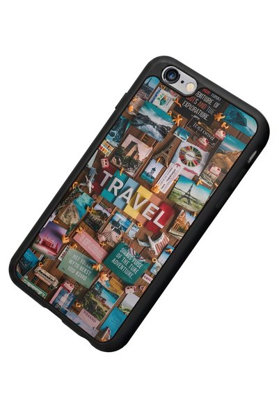 Snacase حافظة ممتازة لامعة متوافقة مع iPhone 6 Plus مع تصميم ملصق