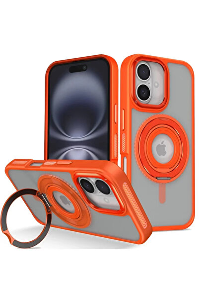 TeknoKapsül غطاء جوكو آيفون 16 بانزا ماجسيف - برتقالي