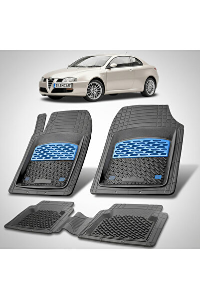 TEAMCAR Πατάκια δαπέδου συμβατά με Alfa Romeo GT Γενιάς Ι 2003-2010 |   Μπλε