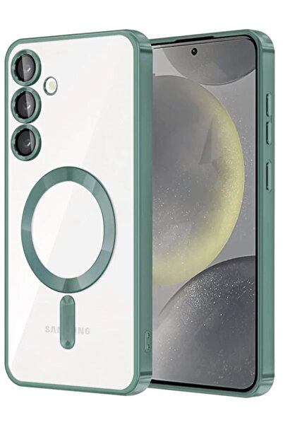 Beta Moda Hub غطاء Newface Samsung Galaxy A35 5G Kross Magneticsafe - أخضر داكن