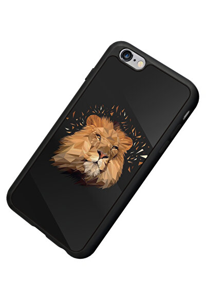 Snacase حافظة ممتازة لامعة بتصميم أسد متوافقة مع هاتف iPhone 6 Plus