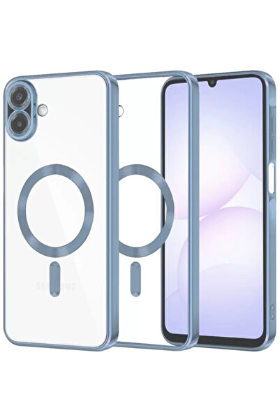 Beta Moda Hub غطاء نيو فيس سامسونج جالاكسي A07 4G كروس ماجنيتيكسيف - أزرق سييرا