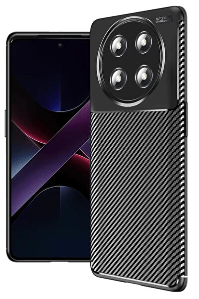 TeknoKapsül حافظة نيو فيس هونر ماجيك 7 لايت ذات غطاء كربوني بتركيز تلقائي - أسود