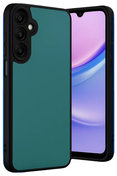 Beta Moda Hub حافظة نيو فيس لهاتف سامسونج جالاكسي M15 غطاء جلدي من أراس - أخض...