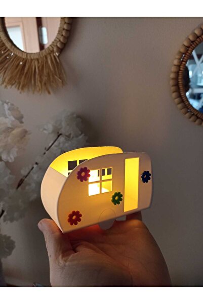 smilechild Karavan Mumluk Dekorasyon LED MUM DAHİLDİR PLASTİK 7-11 CM