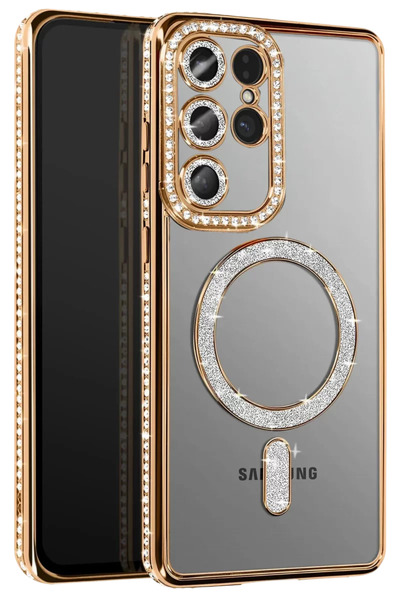 ZEMİRA HOME Joko samsung galaxy s26 ultra joke glitter magnetsafe case - gold