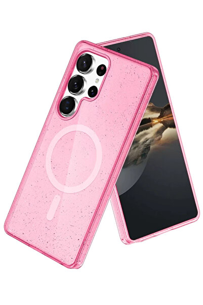 TeknoKapsül غطاء جوكو سامسونج جالاكسي S25 الترا ستار ماج سيف - وردي