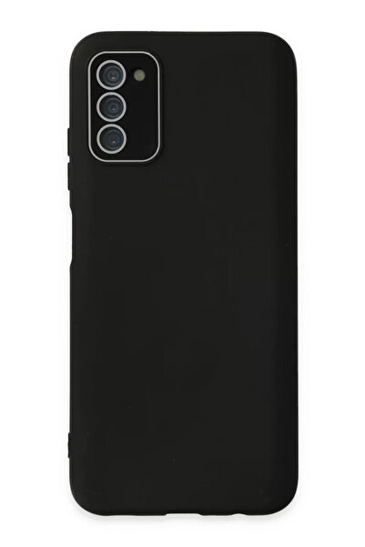 Beta Moda Hub غطاء حماية زجاجي لهاتف سامسونج جالاكسي A03S من نيو فيس - أسود