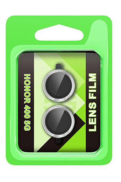 Beta Moda Hub عدسة كاميرا معدنية من نيو فايس لهواوي هونور 400 ريز - فضي