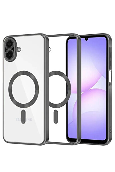 Beta Moda Hub غطاء نيو فيس سامسونج جالاكسي A07 4G كروس ماجنيتيكسيف - أسود