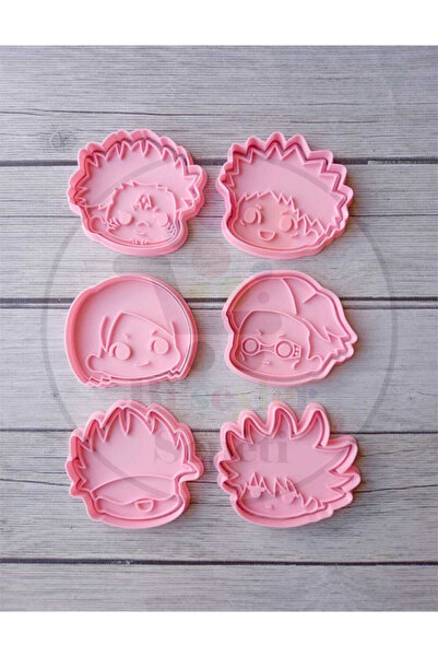 Bi'şeyler Sepeti Jujutsu Kaisen Themed Cookie Mold Cookie Cutter - 6 Figures ...