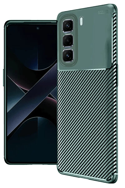 ZEMİRA HOME Newface Infinix Hot 50 Pro Plus 4g Auto Focus Carbon Cover - Dark...