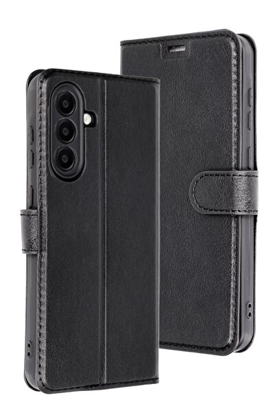 Beta Moda Hub حافظة نيو فيس لهاتف سامسونج جالاكسي A56 تريند S بلس - أسود