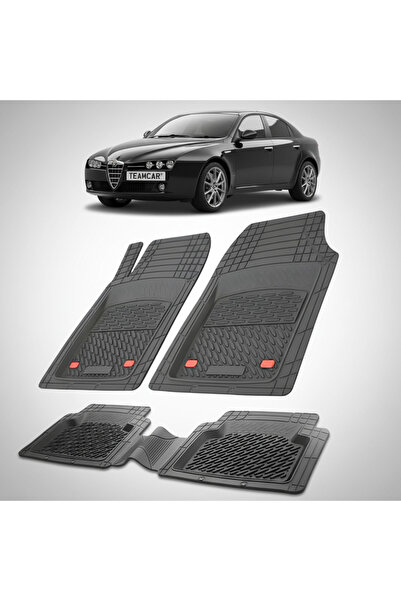 TEAMCAR Πατάκια δαπέδου συμβατά με Alfa Romeo 159 Sedan Facelift 2008-2011 | ...