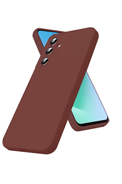 Beta Moda Hub غطاء سيليكون جديد لهاتف سامسونج جالاكسي S25 FE - لون أحمر داكن