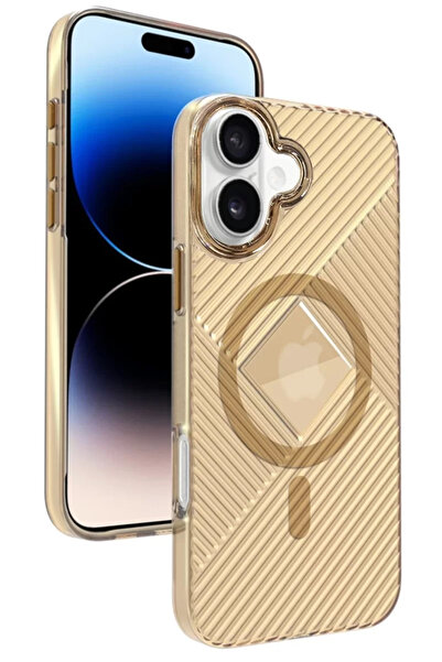 TeknoKapsül حافظة جوكو آيفون 16 ستيلا PC الصلبة Magsafe - ذهبي