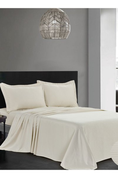 INREST طقم شرشف مطاط مفرد من إن ريست – شرشف مطاط 1.2 × 2 م + 35 سم مع بيت مخد...