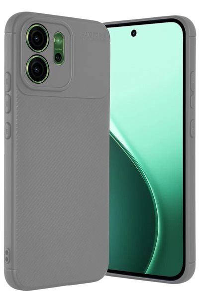 Generic Brand Oppo Reno 14 Auto Focus Carbon Cover - Gray