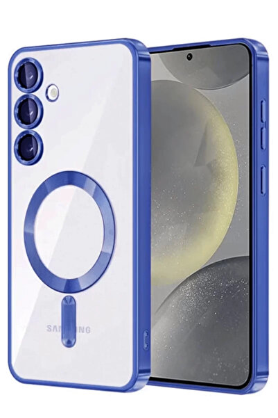 Beta Moda Hub غطاء نيو فيس سامسونج جالاكسي A55 5G كروس ماجنيتيك سيف - أزرق داكن