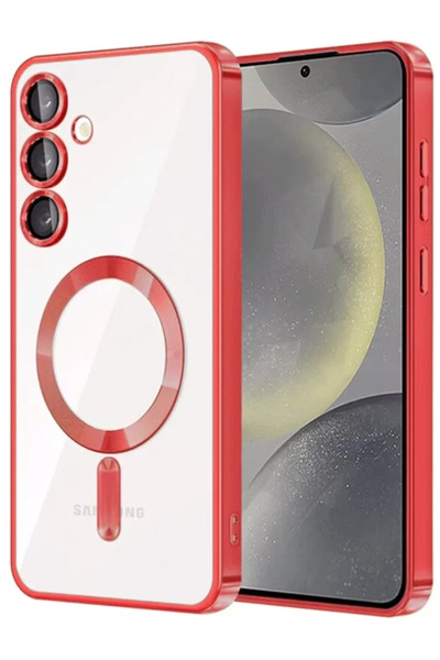 Beta Moda Hub غطاء نيو فيس سامسونج جالاكسي A56 كروس ماجنيتيكسيف - أحمر