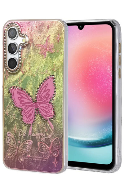 Beta Moda Hub غطاء حماية لهاتف سامسونج جالاكسي A24 4G من نيو فيس، غطاء بنمط م...