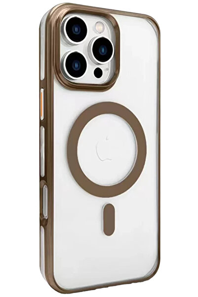 TeknoKapsül حافظة جوكو آيفون 16 برو جليم PC صلبة ماجسيف - بني