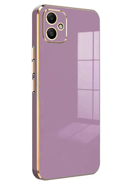 Beta Moda Hub حافظة سامسونج جالاكسي A05 من نيو فيس سيليكون فويليت - بنفسجي