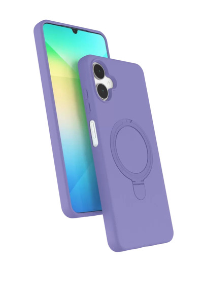 Beta Moda Hub غطاء حماية Newface لهاتف سامسونج جالاكسي A06 مع حامل ماج سيف - ...