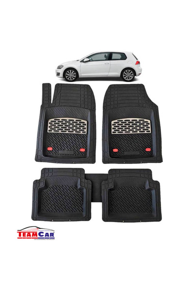 TEAMCAR Πατάκια αυτοκινήτου τύπου Volkswagen Golf 7 Hatchback 5 πόρτες (2012-...