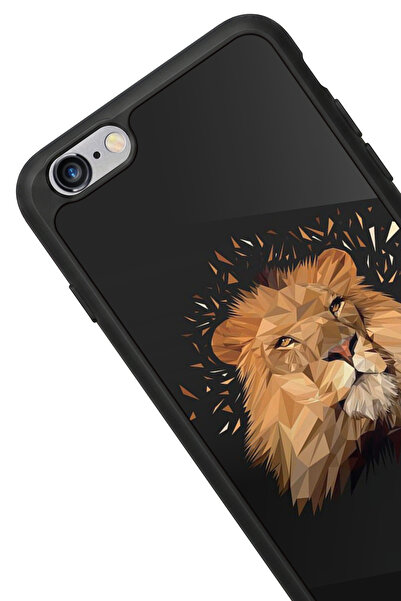 Snacase حافظة ممتازة لامعة بتصميم أسد متوافقة مع هاتف iPhone 6 Plus