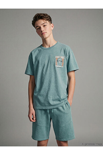 LC Waikiki Esvab • Modern & Distinctive Printed Boys' T-Shirt
