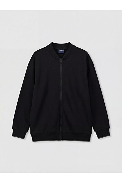 LC Waikiki RMZ GİYİM FARKIYA سترة رياضية للأولاد بياقة كوليج روبا مع سحاب أمامي