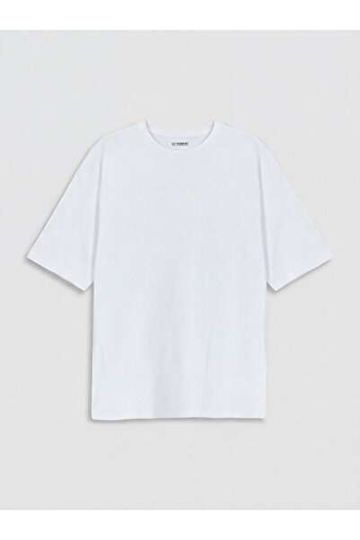 LC Waikiki RMZ GİYİM FARKIYA تي شيرت كلاسيكي للفتيات بياقة روبا