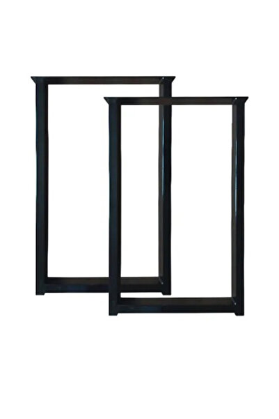 Beasym Metal Masa Ayağı Bilgisayar Yemek Masası Ayakları Metal Ayak 50x75cm