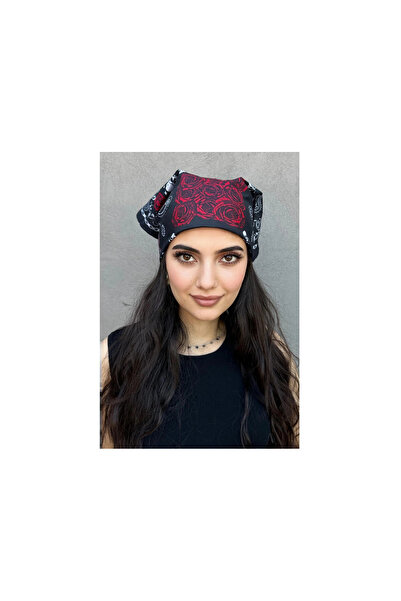 shop Bandana cu craniu de culoare neagră
